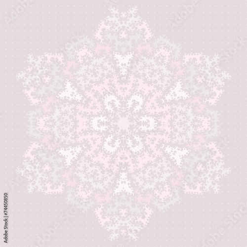 Rounded pale pattern.