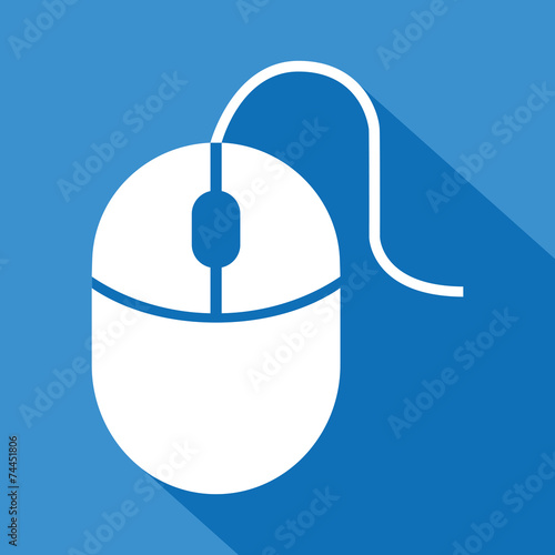 Logo souris ordinateur. photo