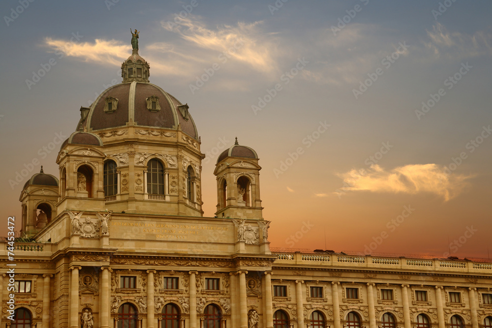 Naklejka premium Kunsthistorisches Museum Vienna Austria