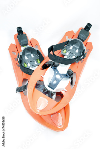 A pair of snowshoes