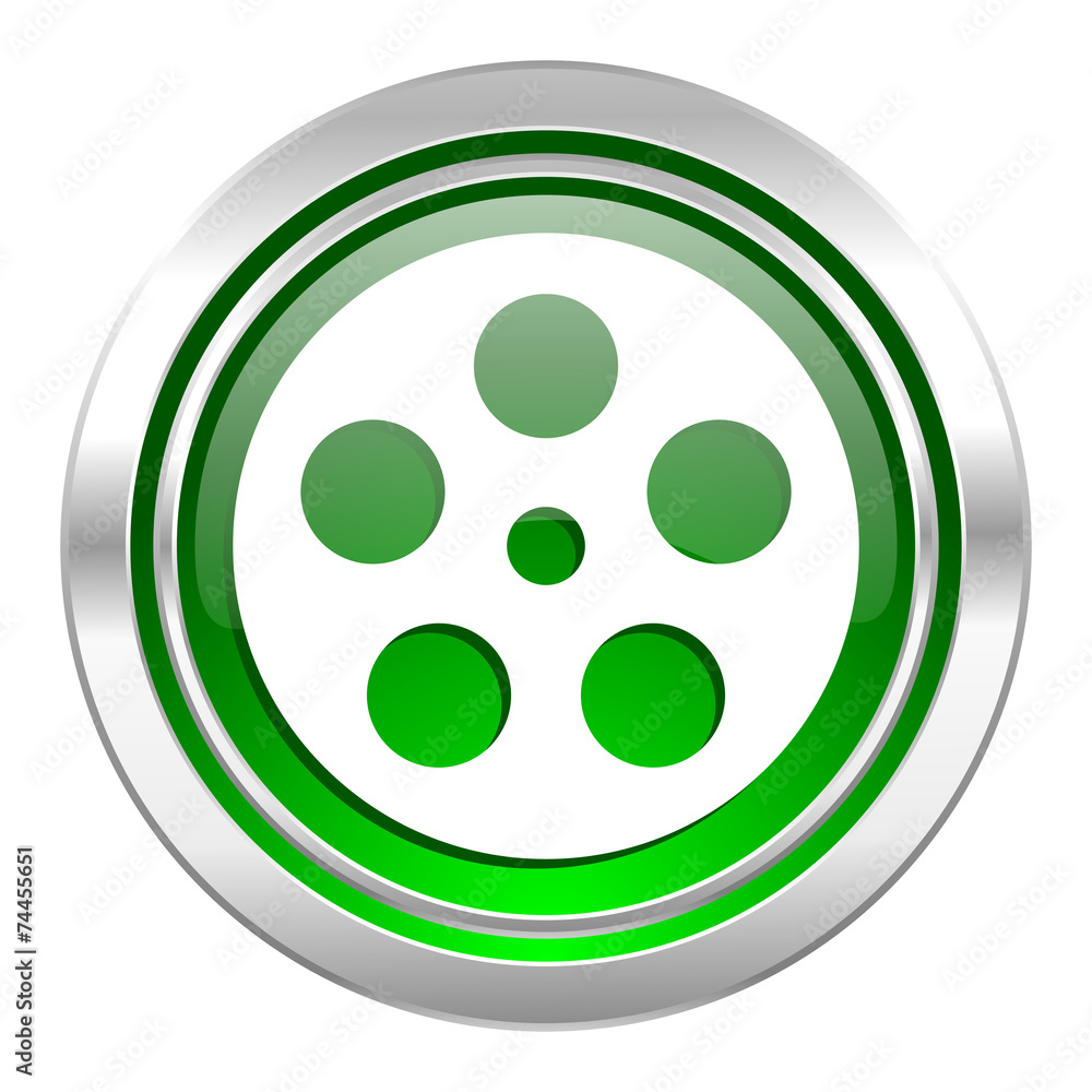 film icon, green button