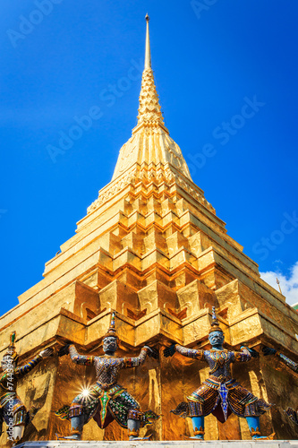 Photography Wat Phra Kaew, Temple of the Emerald Buddha, Bangkok, Thailand.