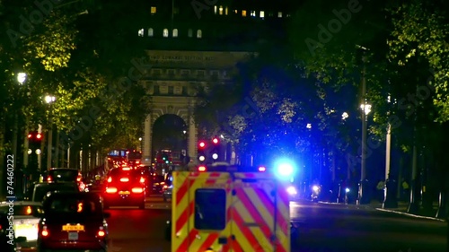 London traffic jam 