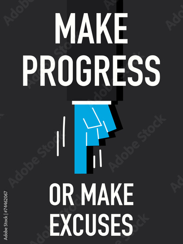 Word MAKE PROGRESS