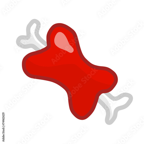 meat isolated illustration