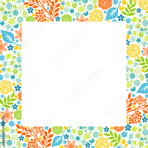 Floral frame