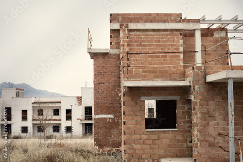 Abandoned housing project