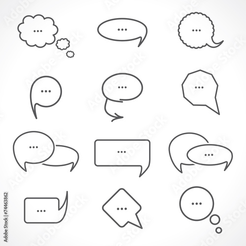chat bubbles