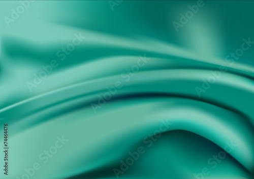 Vector of Viridian green color fabric, background