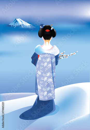 Winter geisha
