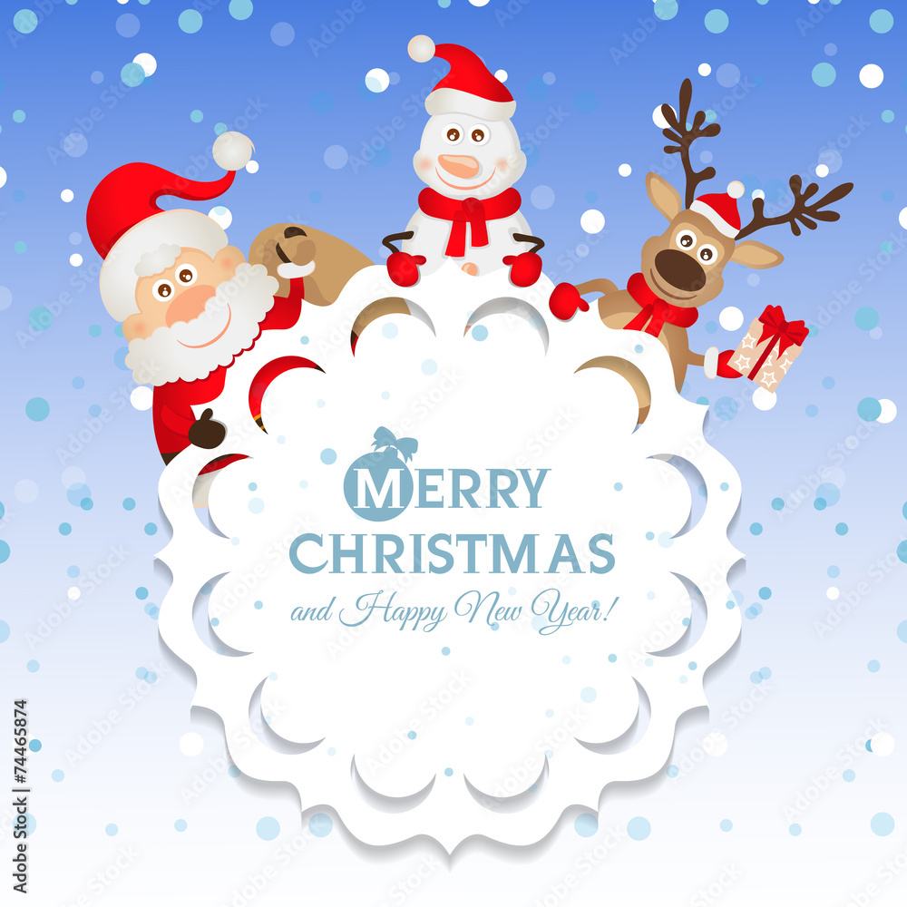 Christmas greeting card Christmas greeting card