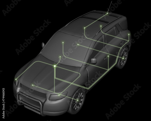 Controller Area Network (CAN) Image, Connected Car photo