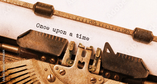 Tableau sur toile Vintage typewriter