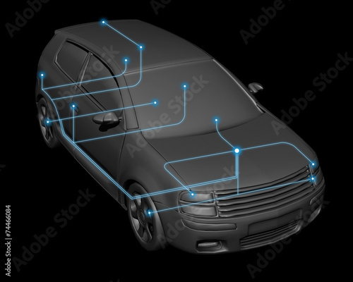 Controller Area Network (CAN) Image, Connected Car photo