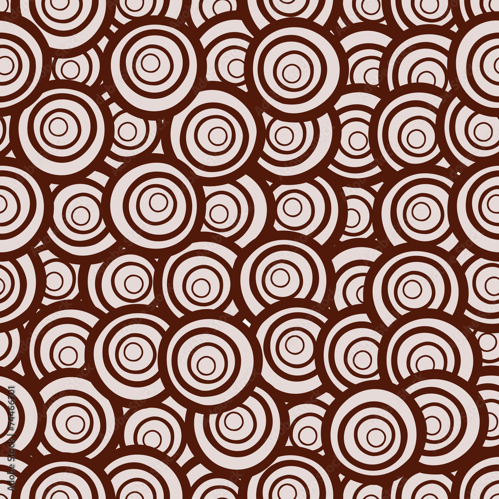 Hand drawn seamless pattern with circles Hand drawn seamless pattern with circles