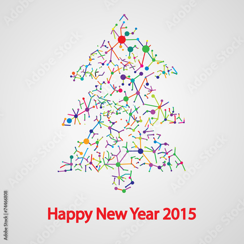 Molecular structure in the form of tree