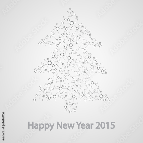 Molecular structure in the form of tree