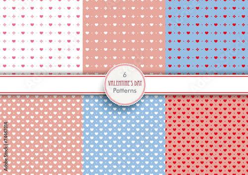 Set 6 Valentines Patterns