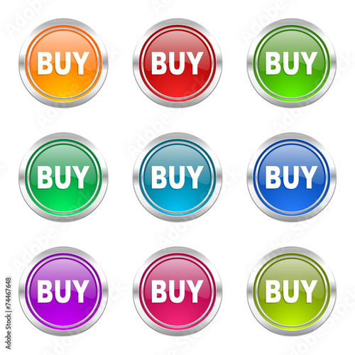 buy colorful vector icons set