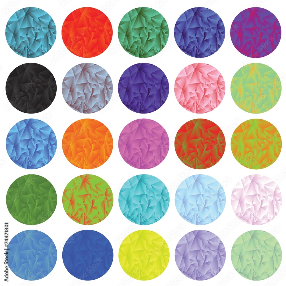 polygonal circles set polygonal circles set