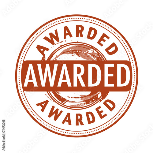 awarded stamp
