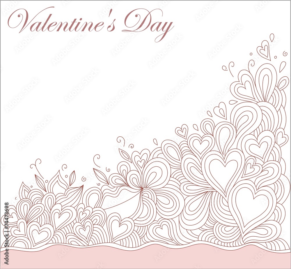 Vector background patterns, Valentine's Day Vector background patterns, Valentine's Day