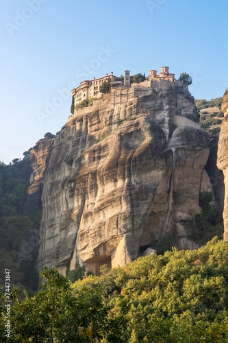 Monasteries build on top of sandstone ridge
