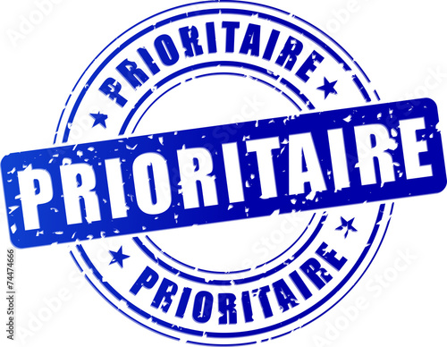 priority blue stamp