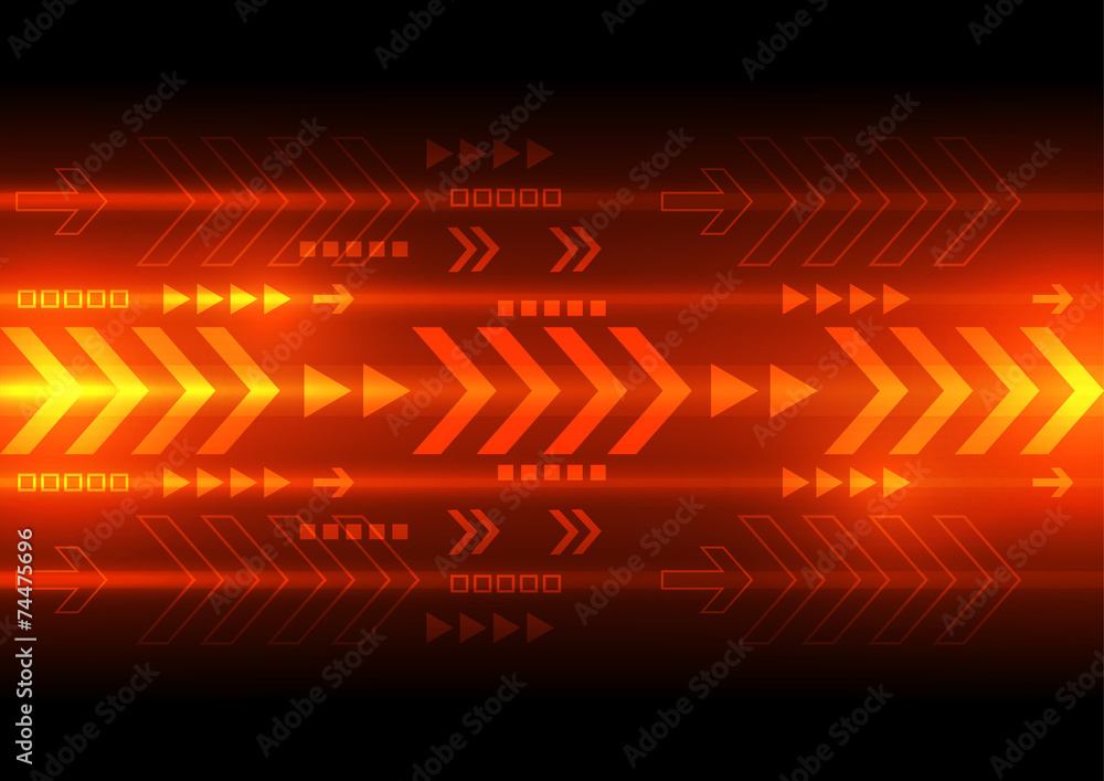 Fototapeta premium vector digital speed technology, abstract background