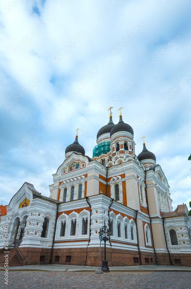 The Alexander Nevsky Cathedral (Tallinn, Estonia).