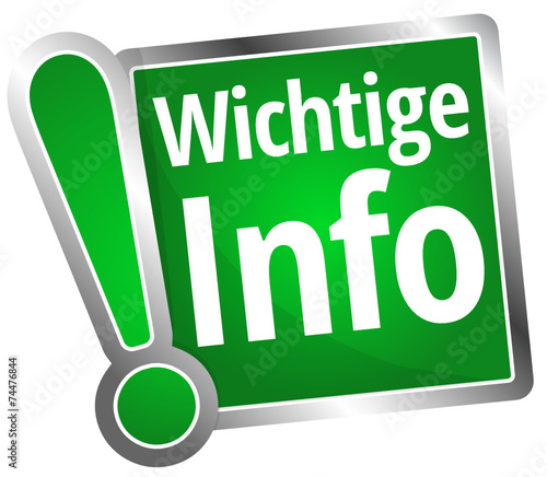 Wichtige Info