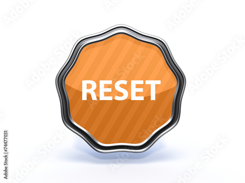 Obraz na płótnie reset star icon on white background