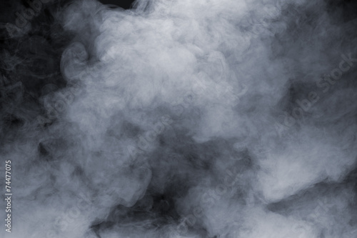 Fotografia Smoke isolated on black background