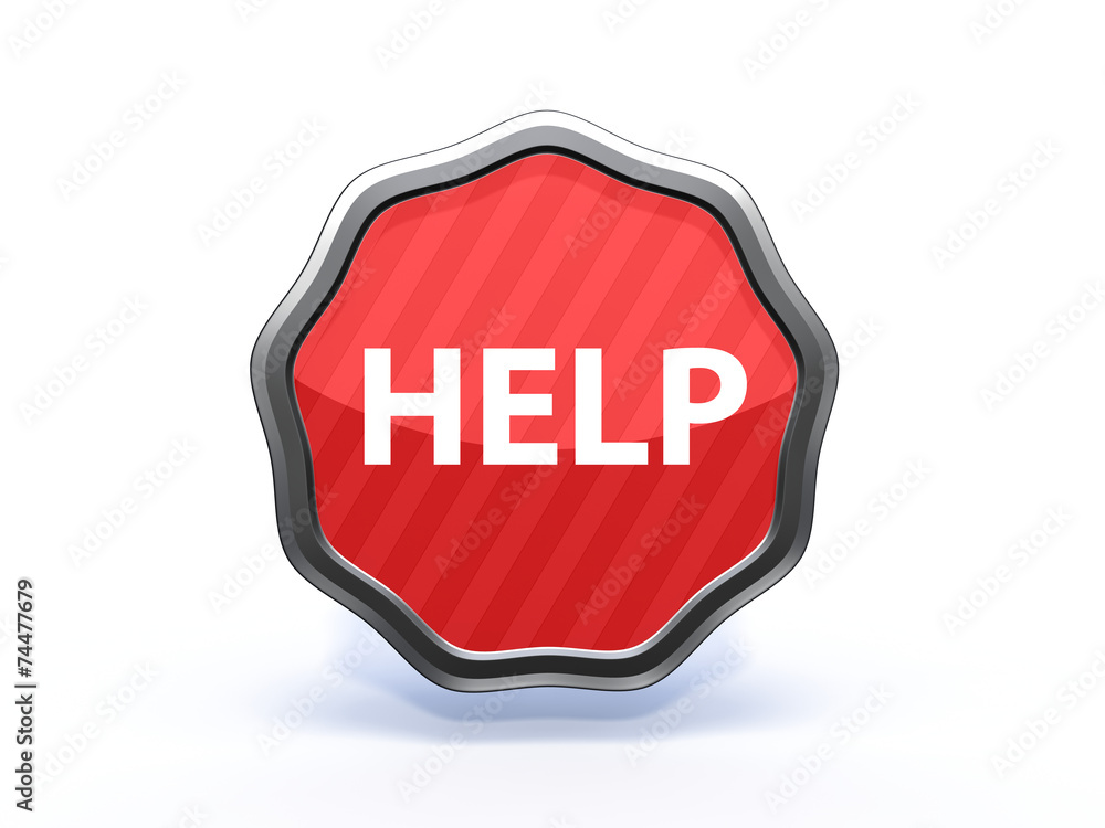 help star icon on white background help star icon on white background