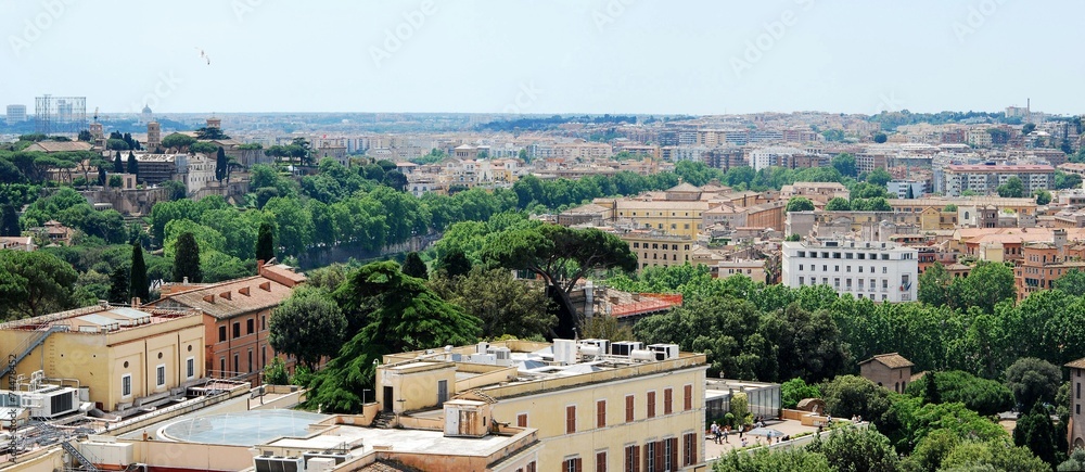 Fototapeta premium Rome aerial view from Vittorio Emanuele monument