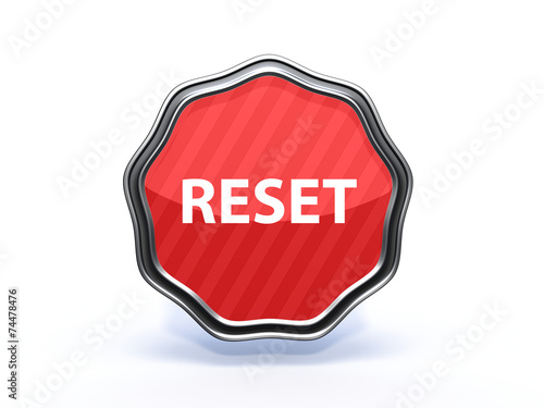 Obraz na płótnie reset star icon on white background