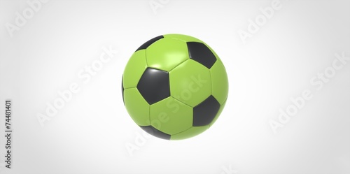 green and black Soccer ball or football