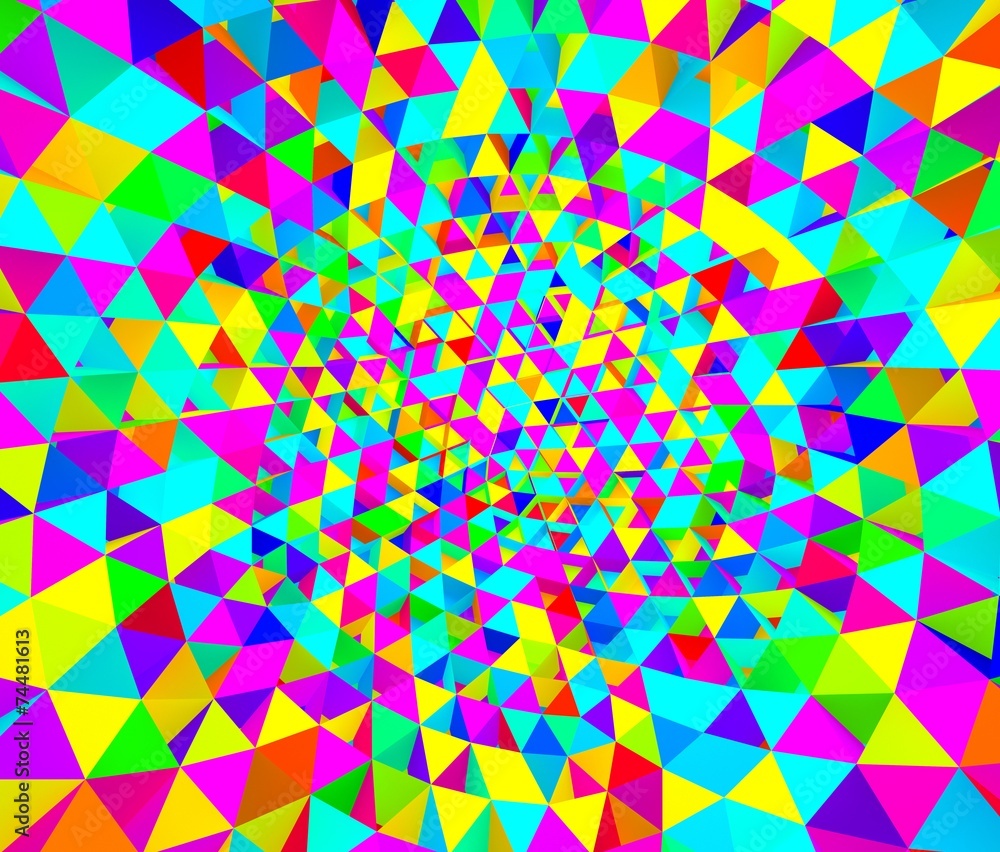 カラフルな三角の背景素材 Stock Illustration Adobe Stock