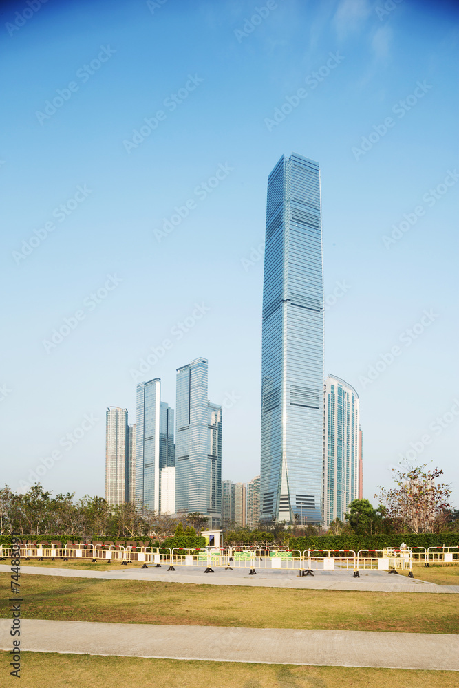 Obraz premium Sky100 skyscraper exterior