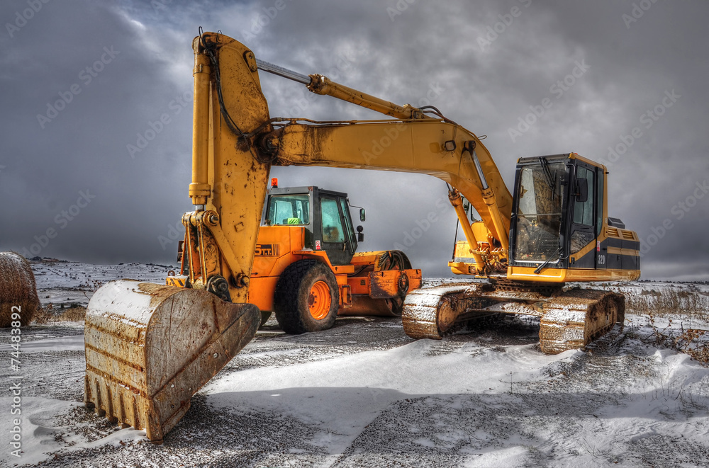 Fototapeta premium Maquinaria