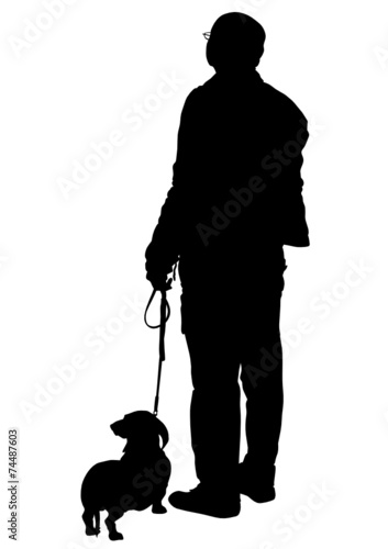 Man with dog