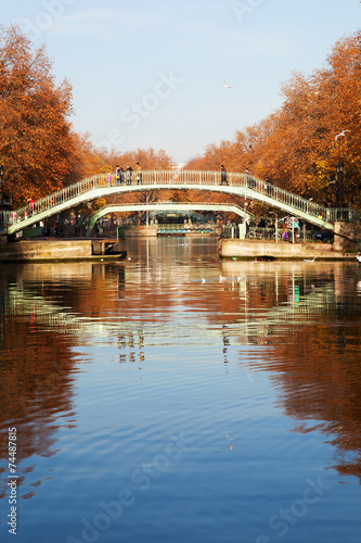 Canal Saint Martin, Paris.