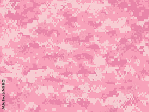 Girly camouflage pixels © Thomas Pajot