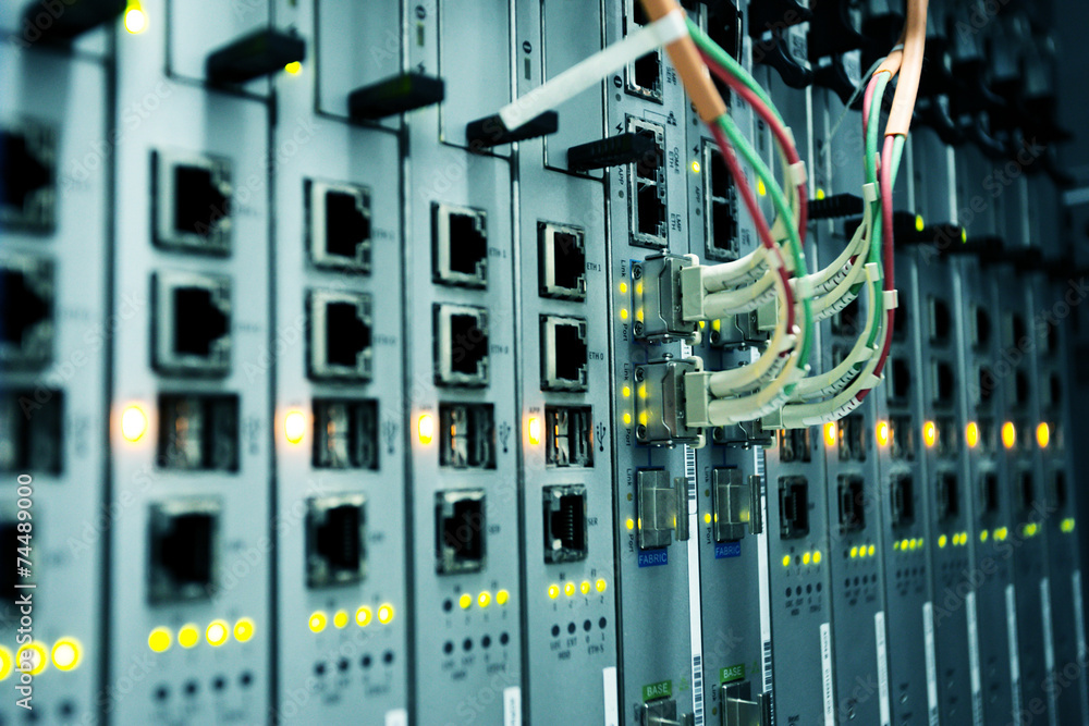 telecommunication devices in the data center