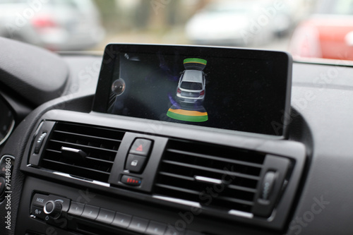 Einparkhilfe Boarddisplay