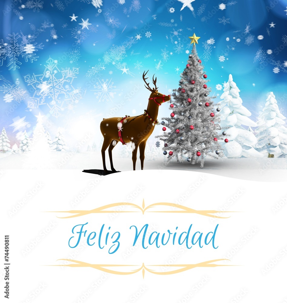 Composite image of Christmas greeting card Composite image of Christmas greeting card