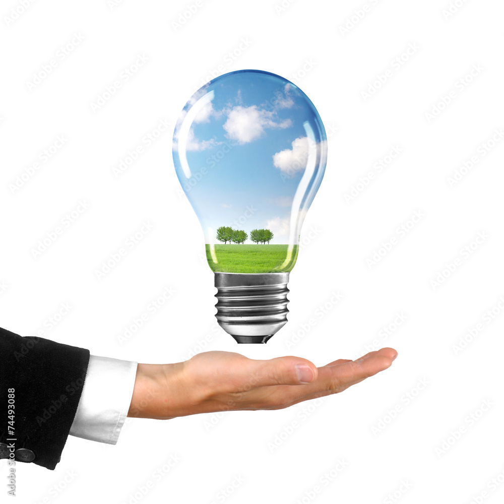 Lampe mit Landschaft Lampe mit Landschaft
