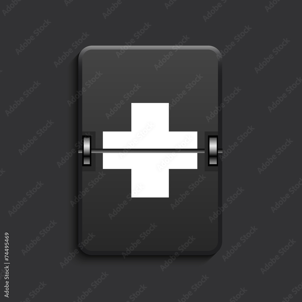Fototapeta premium vector modern scoreboard black icon.