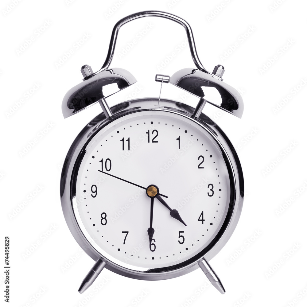Half of the fifth on an alarm clock Half of the fifth on an alarm clock