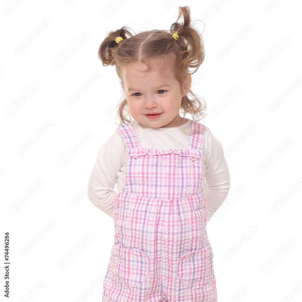 Portrait of a beautiful little girl. Portrait of a beautiful little girl.